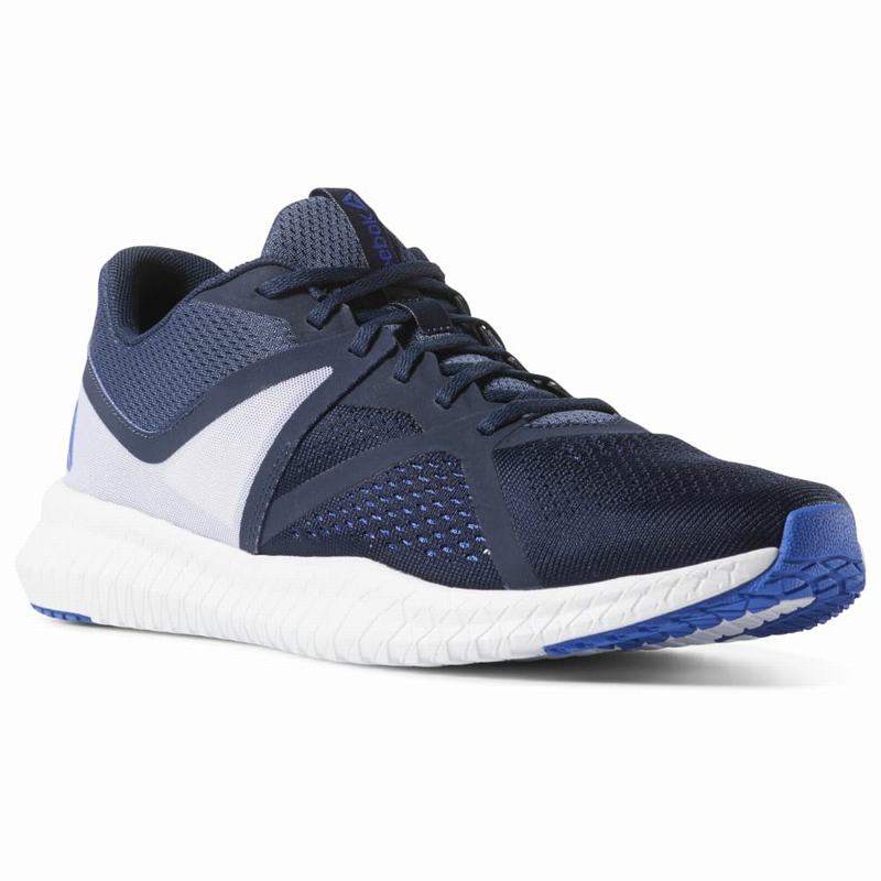 Adidasi Training Reebok Flexagon Fit Barbati Bleumarin/Albi Romania BC4717TB